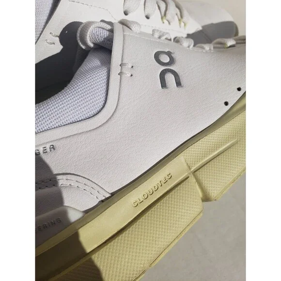 On Cloud THE ROGER Advantage Womens Running Shoes White Hay Size 6.5 - Picture 15 of 16